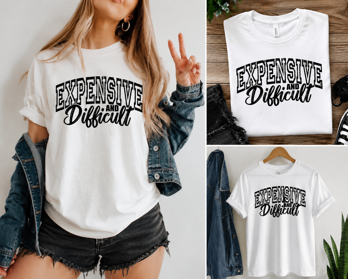 Single Color Screen Print - Expensive and Difficult