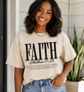 Single Color Screen Print -  Faith – Matthew 17:20