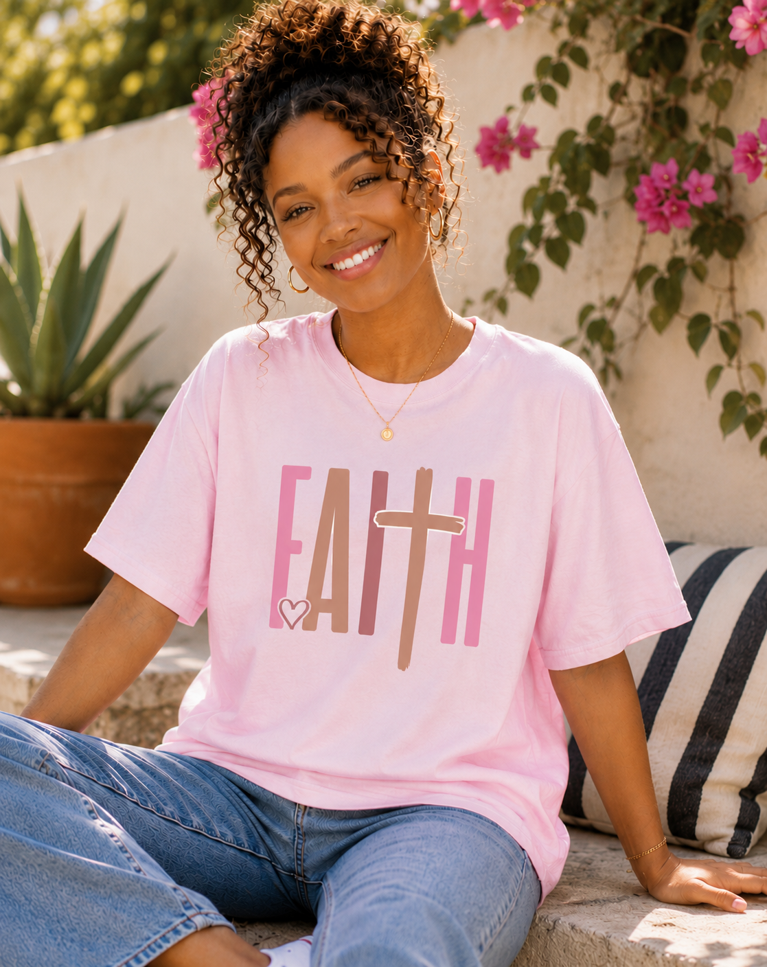 Full Color Screen Print - Faith