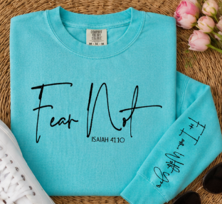 Single Color Screen Print - Fear Not