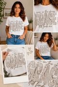 Single Color Screen Print - Even In The Chaos Grace Still Finds Me