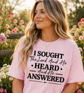 Single Color Screen Print - I Sought the Lord
