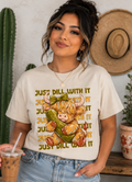 Full Color Screen Print - 🥒🐮 Just Dill With It 🐮🥒