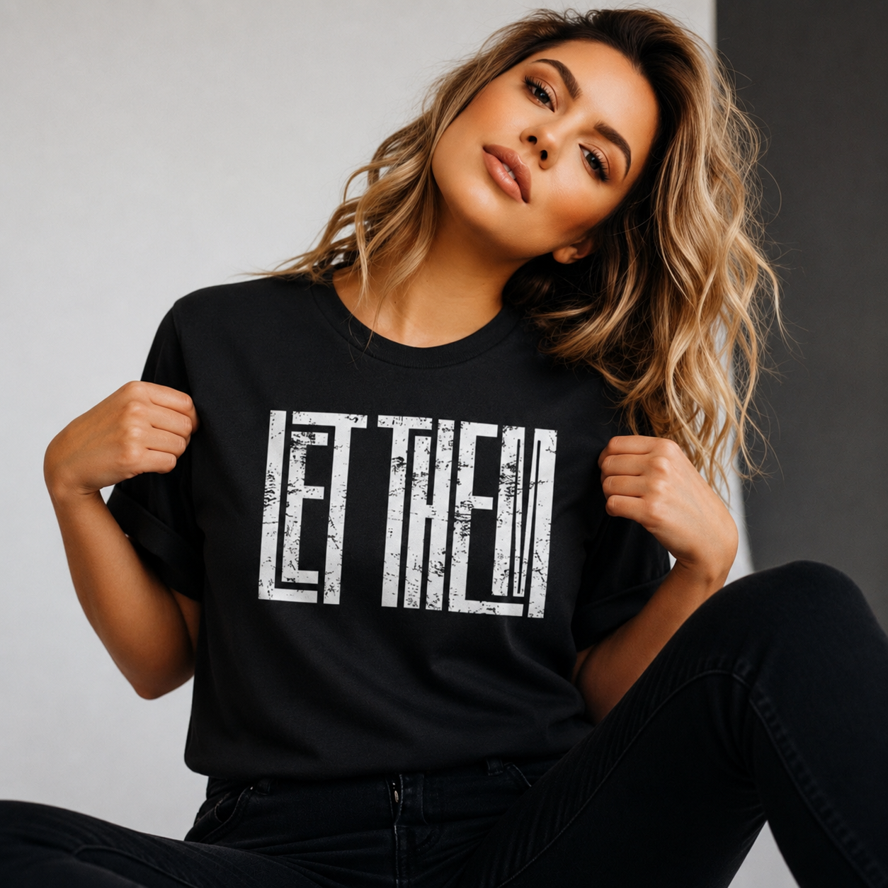 Single Color Screen Print - Let Them