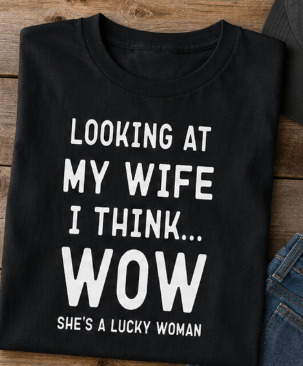 Single Color Screen Print - Looking at My Wife I Think... WOW
