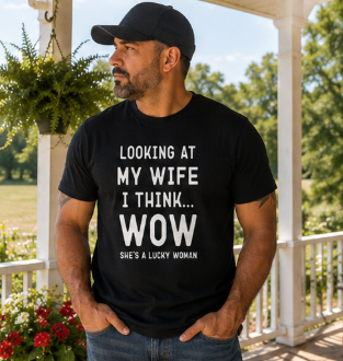 Single Color Screen Print - Looking at My Wife I Think... WOW