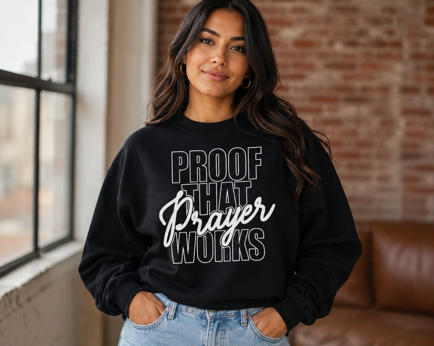 Single Color Screen Print -  Proof That Prayer Works