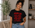Single Color Screen Print - Psalm 23 The Lord Is My Shepherd