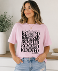 Single Color Screen Print - Always Rooted
