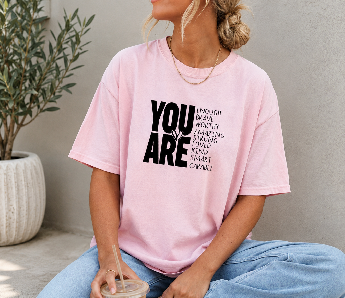 Single Color Screen Print - You Are