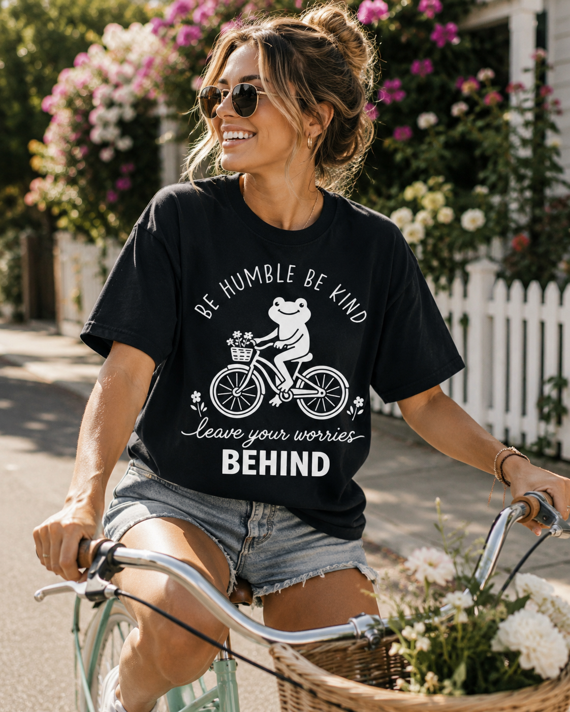 Single Color Screen Print - Be Humble Be Kind