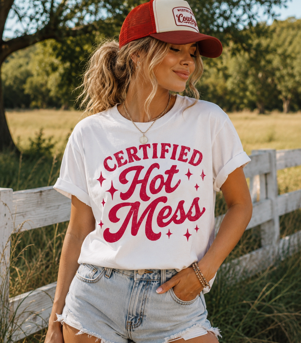 Single Color Screen Print - Certified Hot Mess