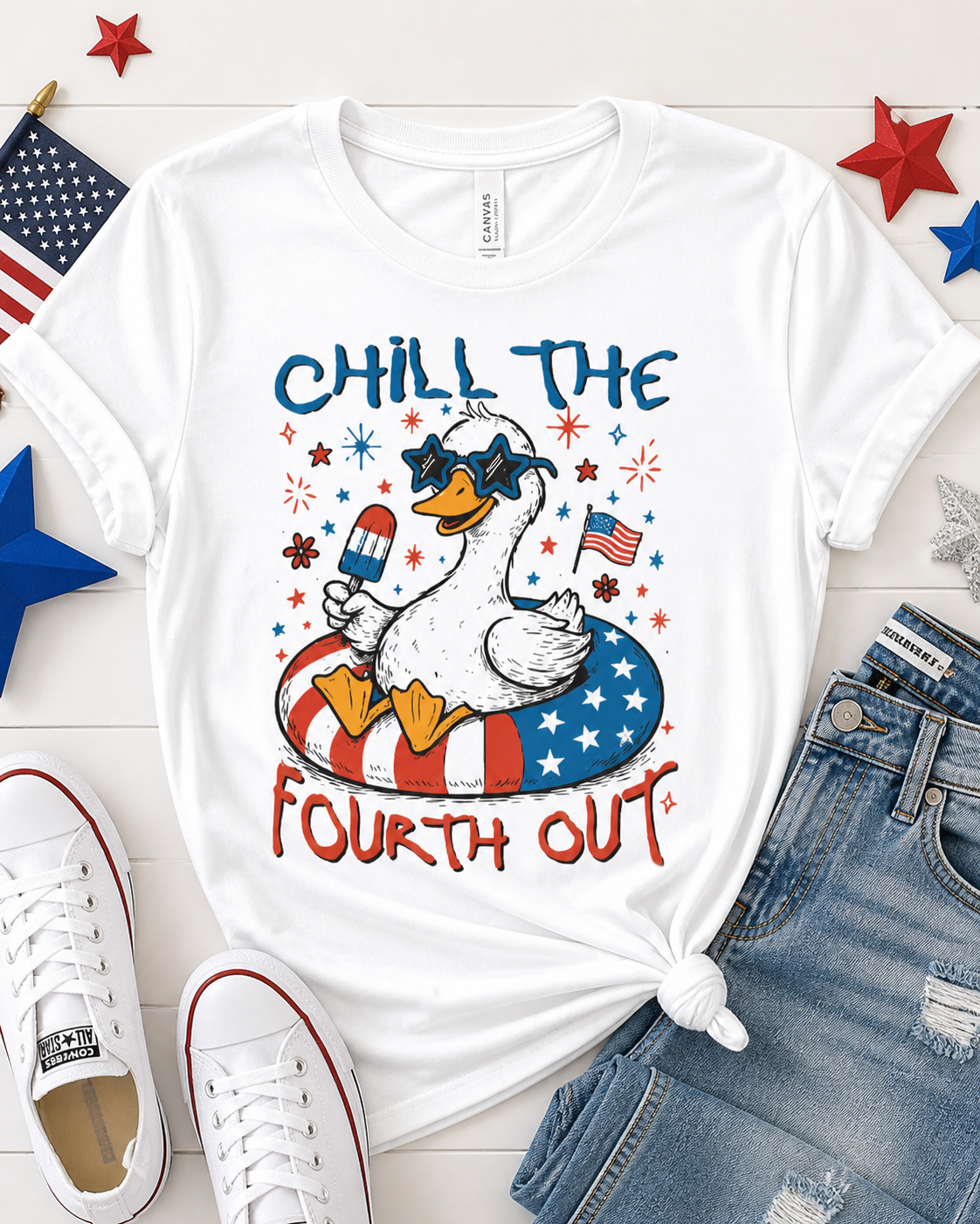 Full Color Screen Print - The Fourth Out