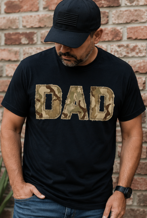 Full Color Screen Print - Dad Screen Print Transfer