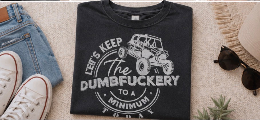 Single Color Screen Print - Let's Keep