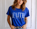 Single Color Screen Print - Faith