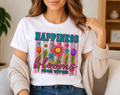 Full Color Screen Print - Happiness Blooms From Within