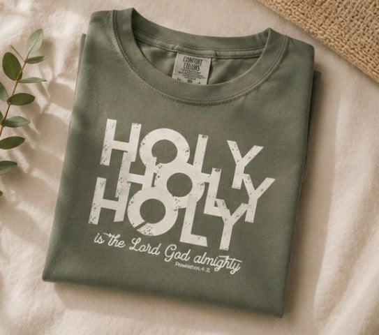 Single Color Screen Print - Holy Holy Holy