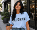 Single Color Screen Print - Humble/Hustle