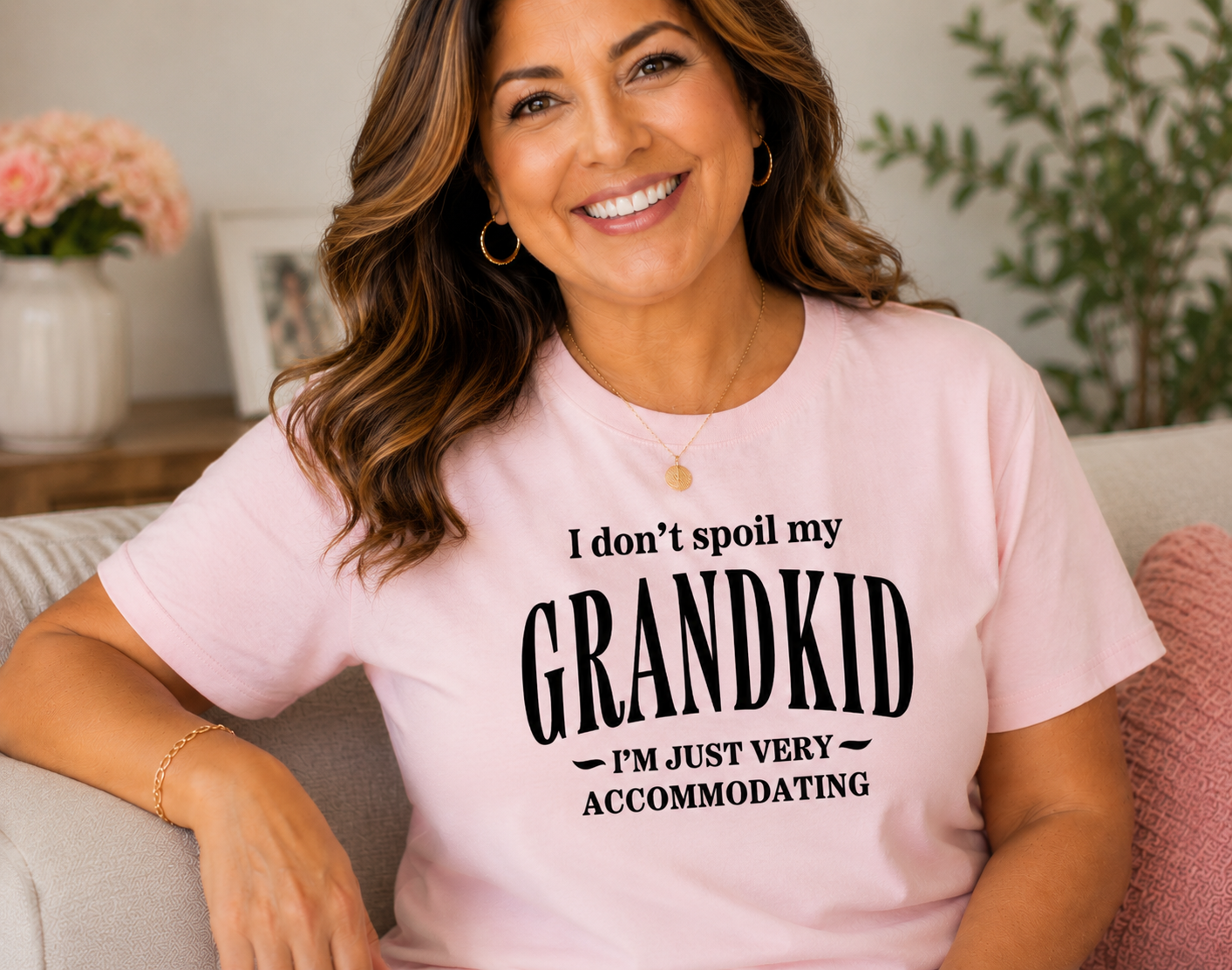 Single Color Screen Print - I Don't Spoil My Grandkid