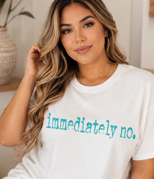 Single Color Screen Print - Immediately