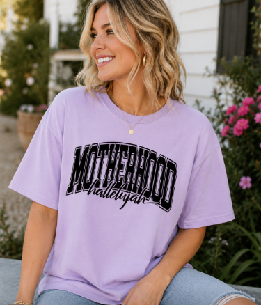 Single Color Screen Print - Motherhood Hallelujah