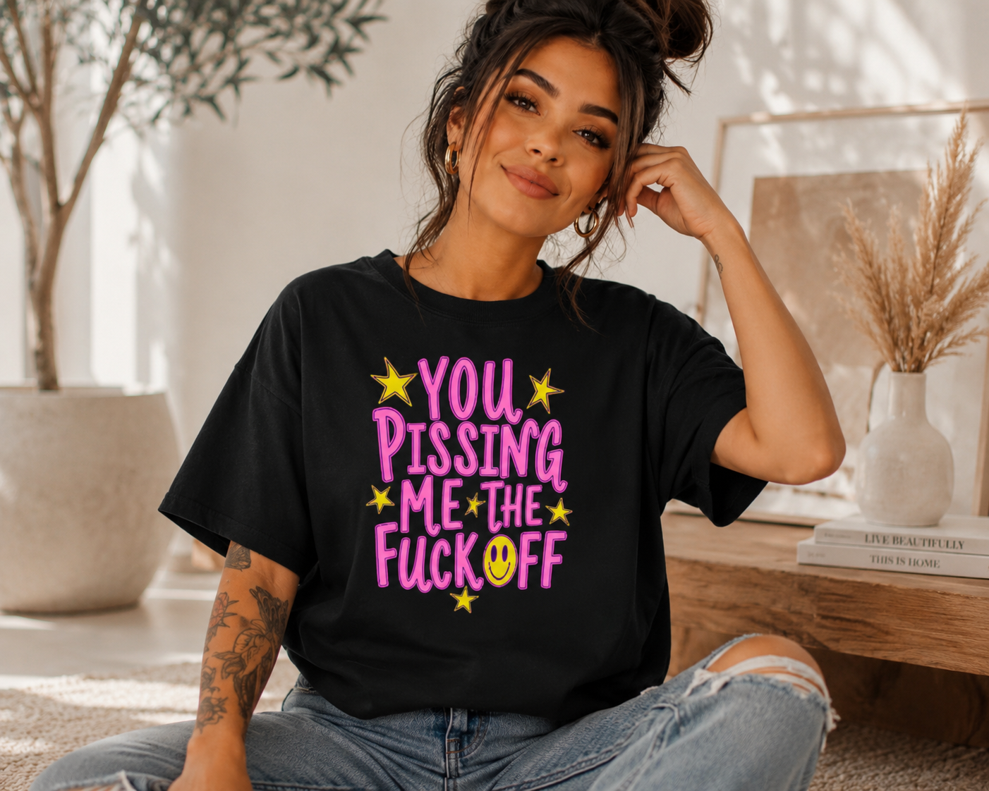Full Color Screen Print - You Pissing Me The F*ck Off